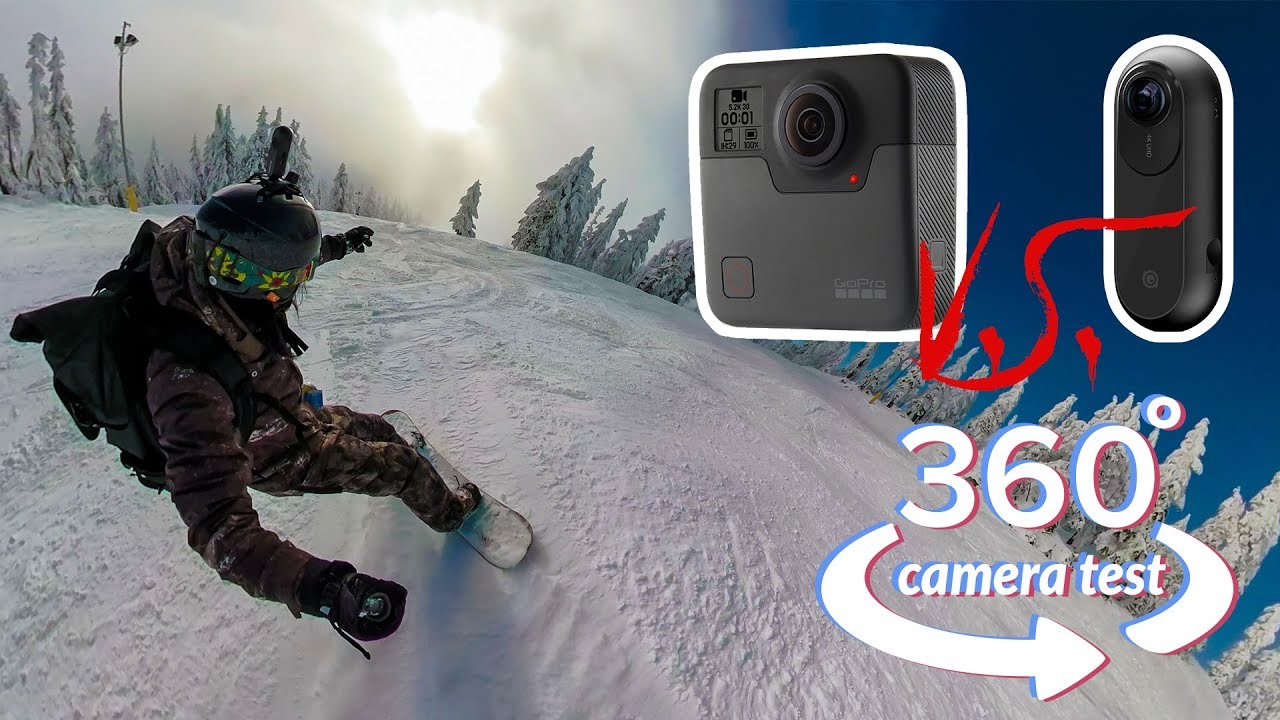 GoPro Fusion REAL WORLD TEST in 360: Snowboarding Insta360 - Stabilization, Image quality. - YouTube