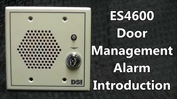 ES4600 Voice Prompt Door Management Alarm
