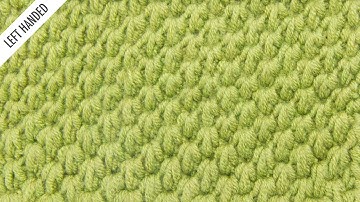 The Tunisian Ocean Stitch:: Tunisian Crochet Stitch #12 :: Left Handed