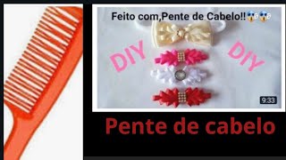 DIY: Faixinha de Bebê Fofura (Feita com Pente de cabelo)