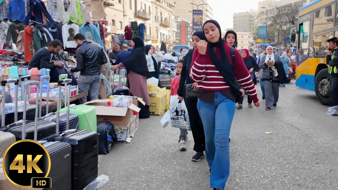 السوق الشعبي في مصر كما لم تراه من قبل العتبة | جولة سير على الاقدام