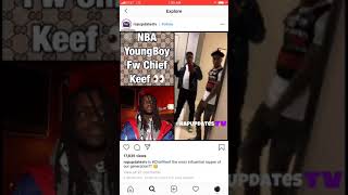 NBA youngboy listening to chief keef