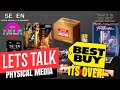 Lets talk physical media the crow and seven coming to 4k best buy officially done with movies soon