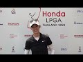 Nelly Korda Friday Flash Interview 2023 Honda LPGA Thailand · Round 2