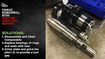FANUC ROBODRILL BT30 SPINDLE FAILURE ANALYSIS CASE STUDY