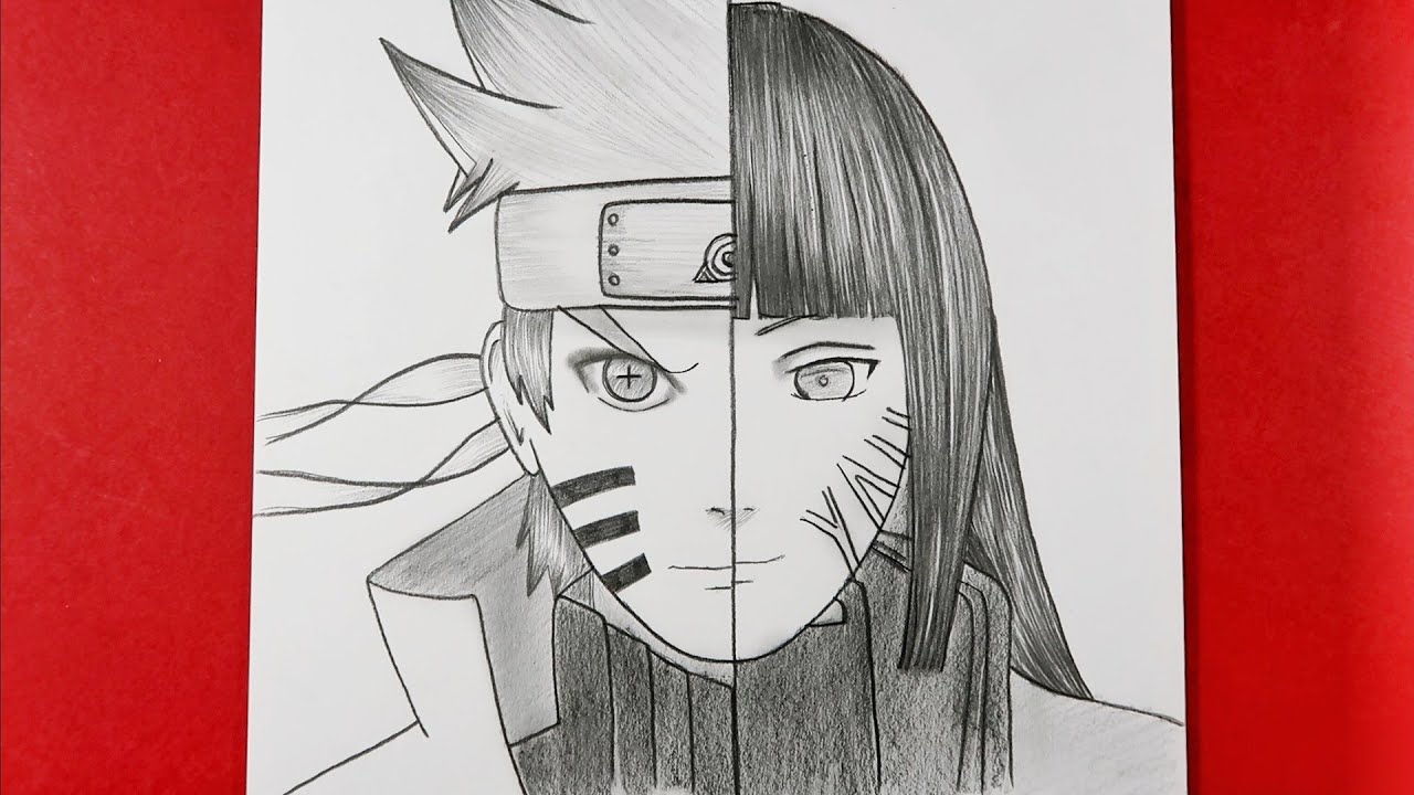 How to draw Naruto And Hinata  Naruto with Hinata step by step