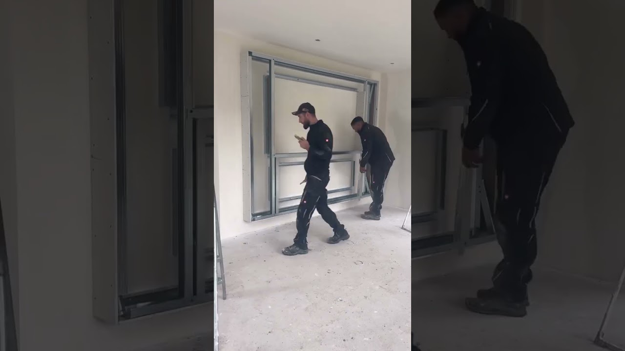 Installing a TV wall with Knauf 