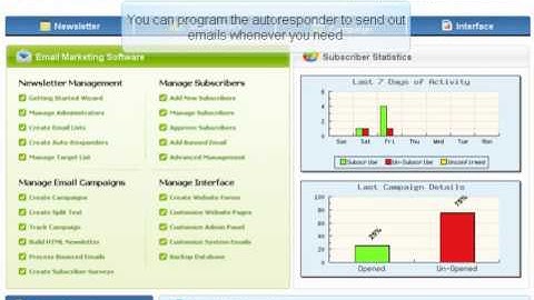 Email Marketing Software Autoresponder Demo