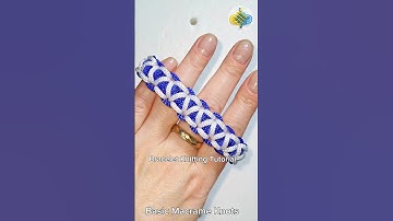 Bracelet Knitting Tutorial. #shorts #macrametutorial #howto #craftideas