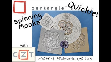 Zentangle® Quickie: Spinning Mooka