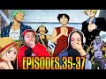 OP Episodes 35-37: The Walk To Arlong Park | MOST EMOTIONAL REACTION (Deisi CRIED!)