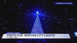 Preps for 'Winter City Lights' in Maryland