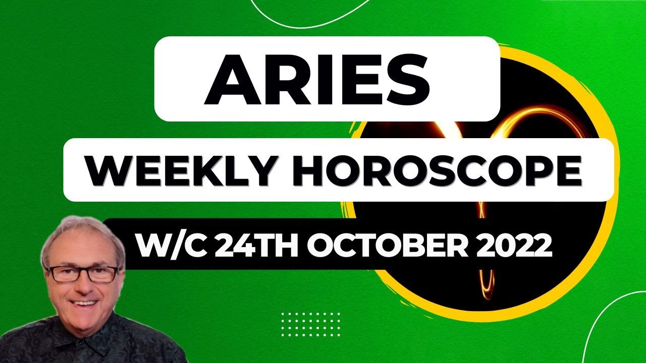 Aries Horoscope Weekly Astrology from 24th October 2022