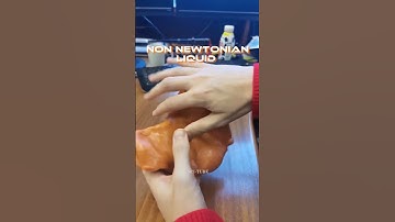 non Newtonian liquid fluid......#physics  #science #chemical #chemistry