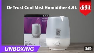 Humidifier // Dr. Trust Cool Mist Humidifier 4.5L