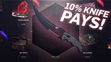 I LOVE THE 10% KNIFE CASE!! (DATDROP CASE OPENING)