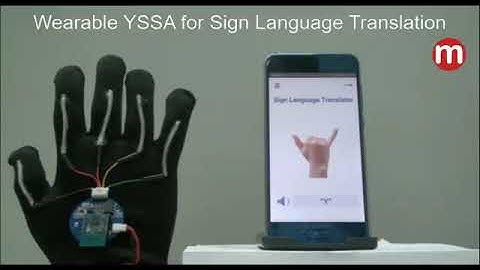 Wearable-Tech Glove that Translates Sign Language into Speech in Real Time | Tech Glove for Deaf
