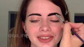 Окрашивание бровей хной Brow Henna | как сделать четкую нижнюю линию?