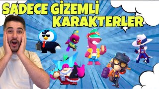 Sadece Gi̇zemli̇ Karakterlerle 5Vs5 Attik, Çok Efsane Geçti̇ -Brawl Stars
