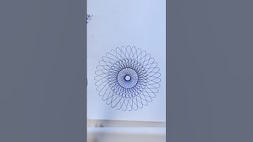 So satisfying video, so beautiful design #shorts #spirograph #art #shr #trending #usa #satisfying