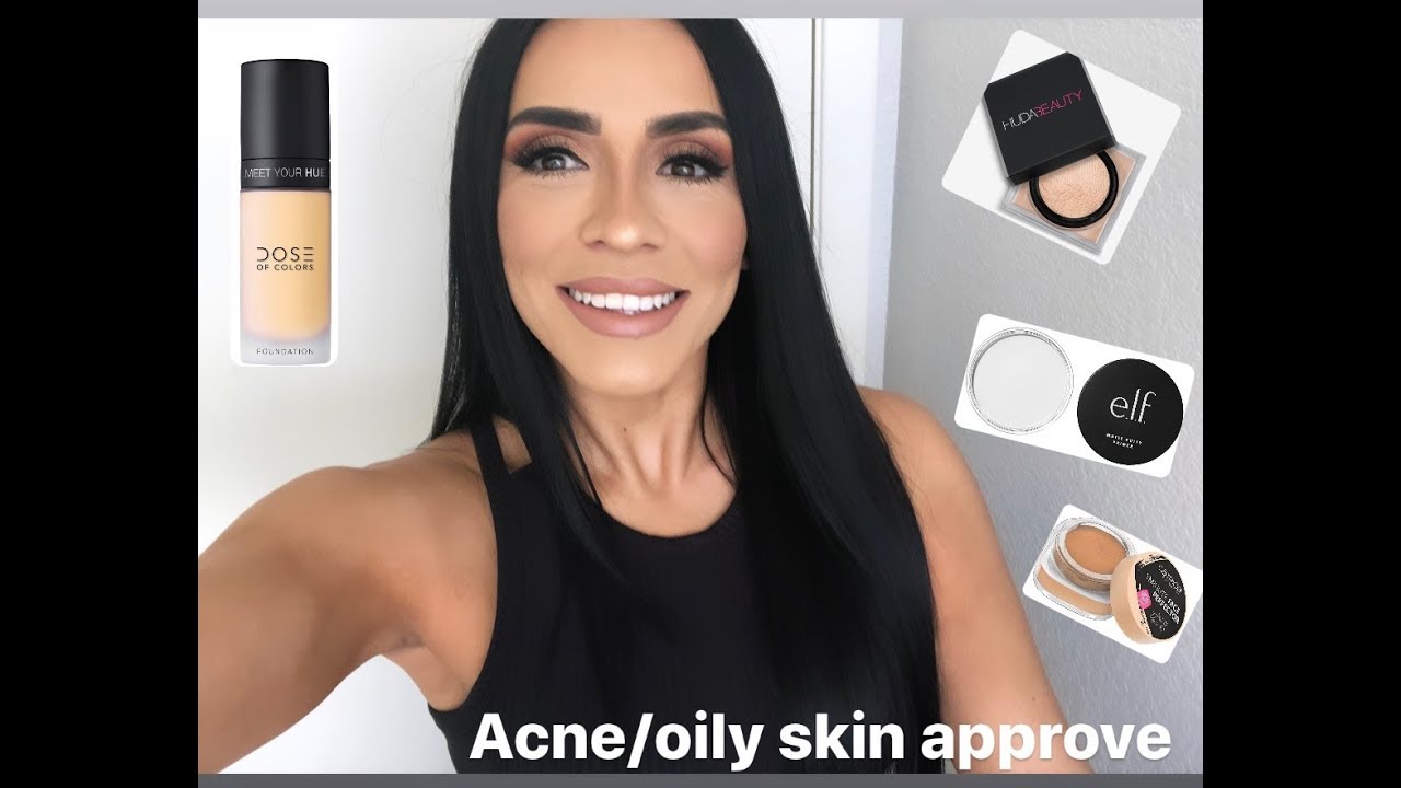 BEST MAKEUP PRODUCTS FOR OILY/ACNE SKIN!!!! YouTube