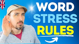🔥 8 Easy WORD STRESS Rules to Speak English Clearly (Powerful!)