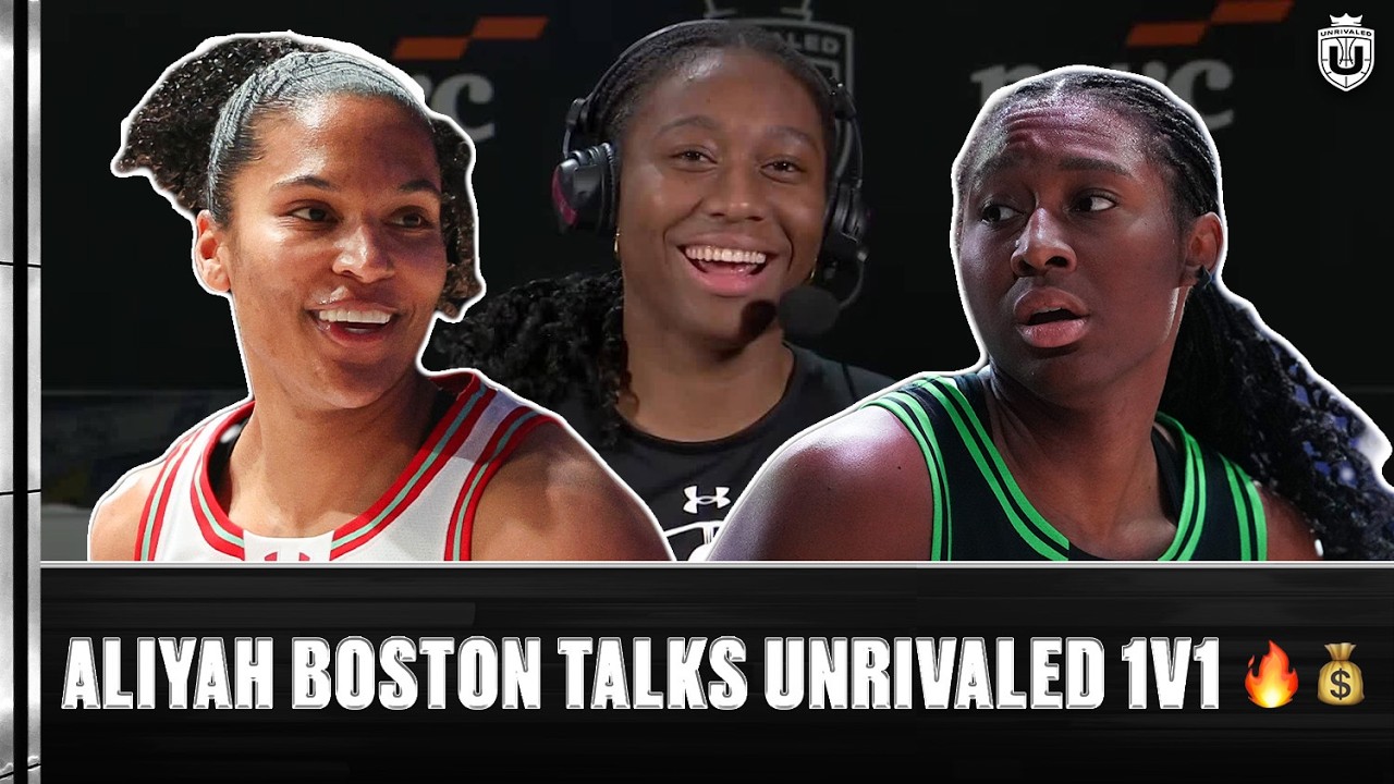 Aliyah Boston's Ready to Take the Unrivaled 1v1 Tournament By Storm 😤⛈️
