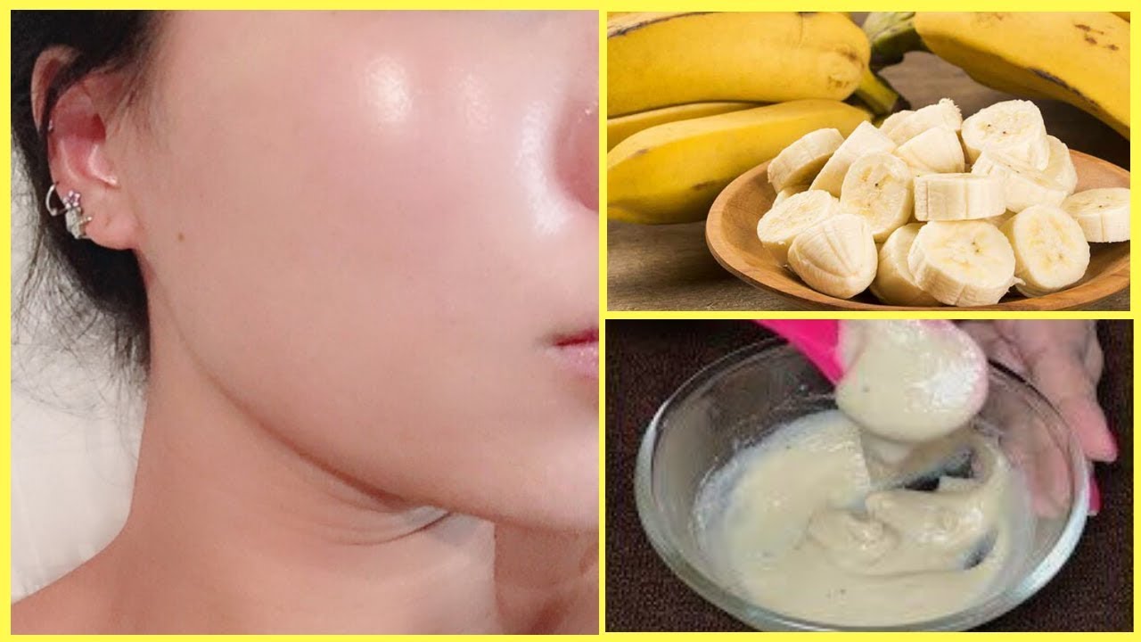 AntiAging Banana Skin Whitening Face Mask Get Fair, Spotless & Glowing Skin 100 Works YouTube
