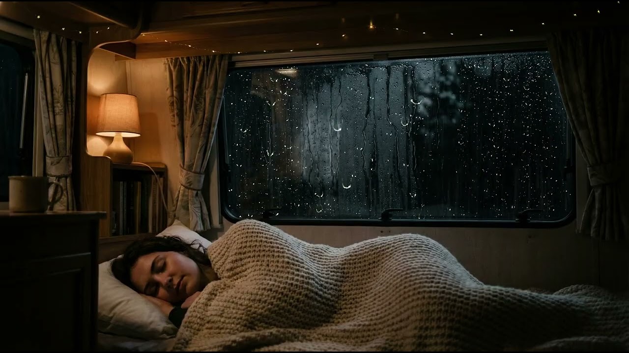 Rain Sounds for Sleeping – Relaxing Rain & Thunder Sounds All Night
