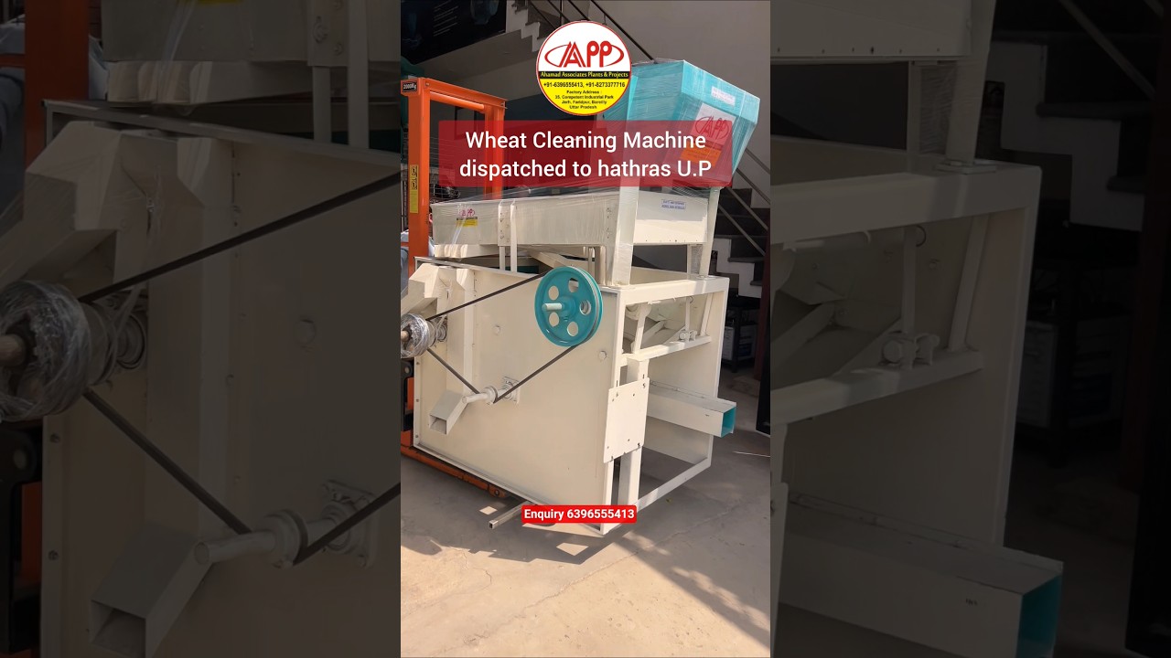 Wheat Cleaner with Emery roll #gehucleaner