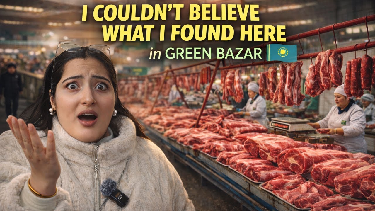 Мой ШОКИРУЮЩИЙ день в Алматы! Зеленый базар | Кок Тобе | Привет, Казахстан 🇰🇿 Эпизод 5 #индия #ка...