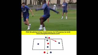 💥 PSG Breaking Lines Drill – Excellent 🇫🇷🏆