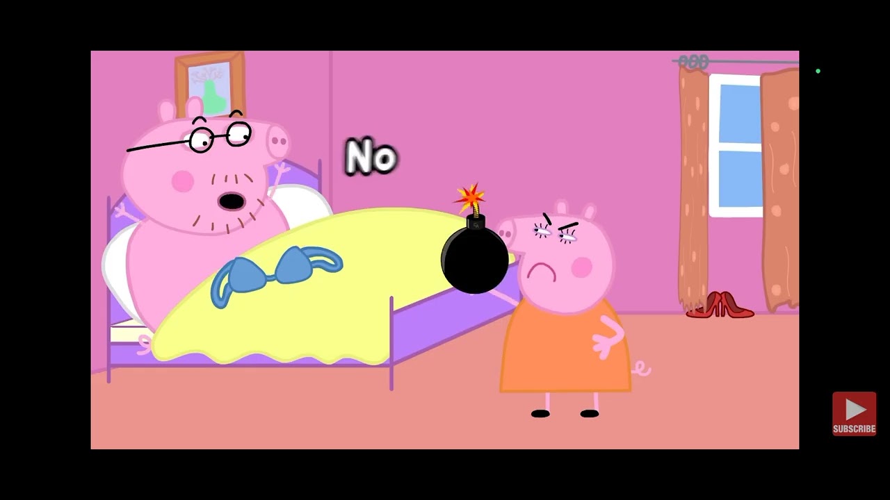 Part two watching Peppa pig try not to laugh - YouTube