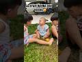 HAPPY KIDS ‼️‼️😍 main ayam dan keong #cute #kids #friends #chicken #keong #playing