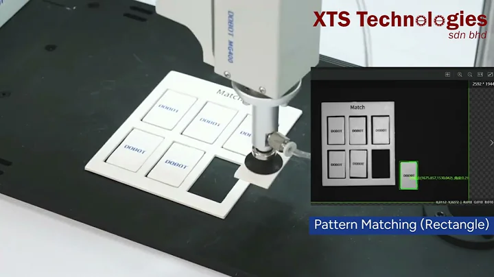 MG400 perform pick and place with vision kit.