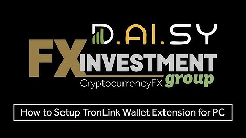 How to Setup TronLink Wallet Extension For PC