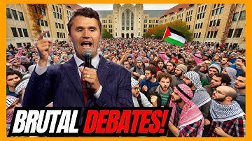 Charlie Kirk SHUTS DOWN Anti-Israel College Students with One Fact