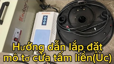 Hướng dẫn cách lắp mô tơ cửa tấm liền(Úc) || @titadoor