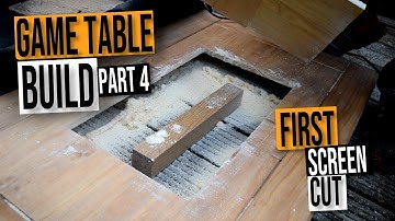 Mame Gaming Coffee Table DIY Build Guide - First Cut #Part4