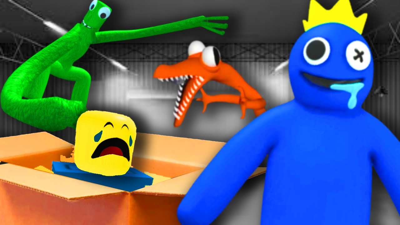 Can we escape the RAINBOW FRIENDS?! | Weird Roblox Horror