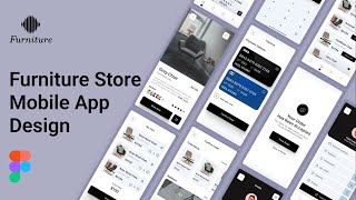 Furniture Store Mobile App Design screenshot 1