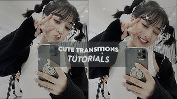 Tutorial for two cute transitions *Video star*