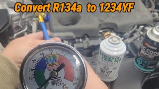 AC EmZone 1234YF Freon to R134a Adapter! CONVERT MY OWN