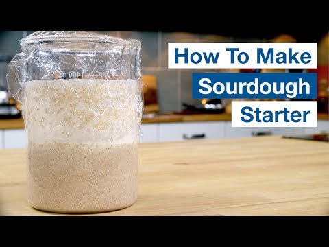 🔵 How To Make A SourDough Yeast Starter