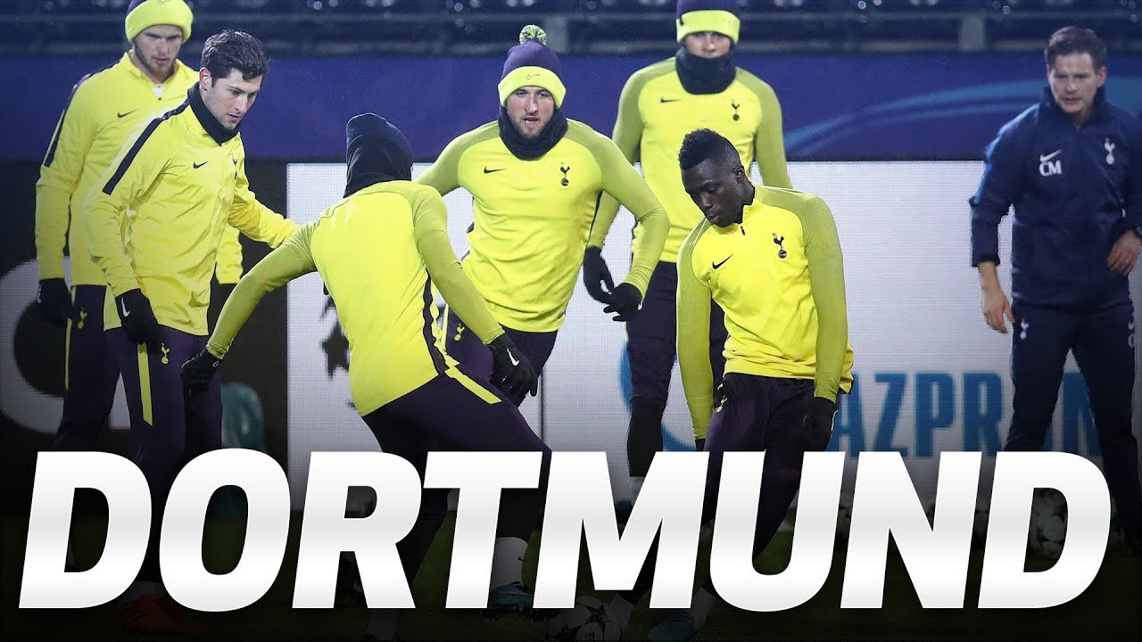 BEHIND-THE-SCENES | Spurs travel to and train in Dortmund