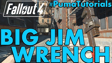 FALLOUT 4: Unique Weapons Guide - How to Get The Big Jim Pipe Wrench #PumaTutorials