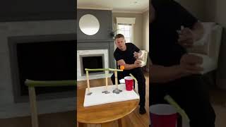 Card Throwing Trick Shot Is Satisfying