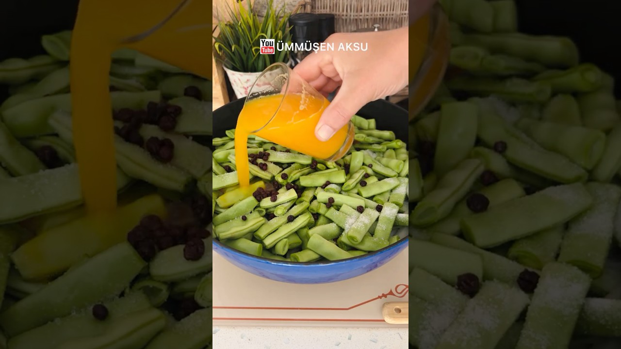 🧡 Taze Fasülye Böyle Pişerse Tadına Doyamazsın 😋 Orange-flavored Green Beans / YEMEK TARİFLERİ 🧡 Taze Fasülye Böyle Pişerse Tadına Doyamazsın 😋 Orange-flavored Green Beans / YEMEK TARİFLERİ
