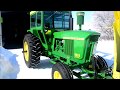 John Deere 4020 and snowblower