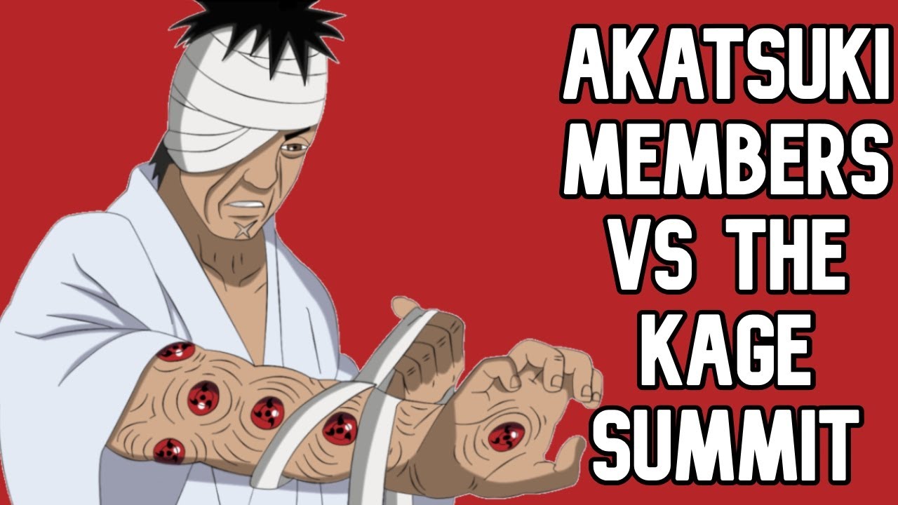 How Each Akatsuki Member Does in Sasuke's Position at the Kage Summit